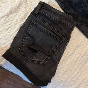 American Eagle Black Shorts